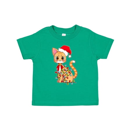 Inktastic Cute Christmas Cat Tangled in Colorful Lights with Red Hat Gift Toddler Boy or Toddler Girl T-Shirt
Inktastic Cute Christmas Cat Tangled in Colorful Lights with Red Hat Gift Toddler Boy or Toddler Girl T-Shirt