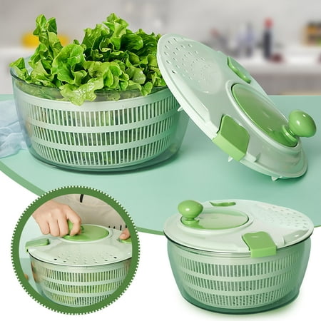 Realhomelove Salad Spinner Manual Lettuce Dryer With Crank Handle & Locking Lid BPA Free and Top Rack Dishwasher Safe (4L)
Realhomelove Salad Spinner Manual Lettuce Dryer With Crank Handle & Locking Lid BPA Free and Top Rack Dishwasher Safe (4L)