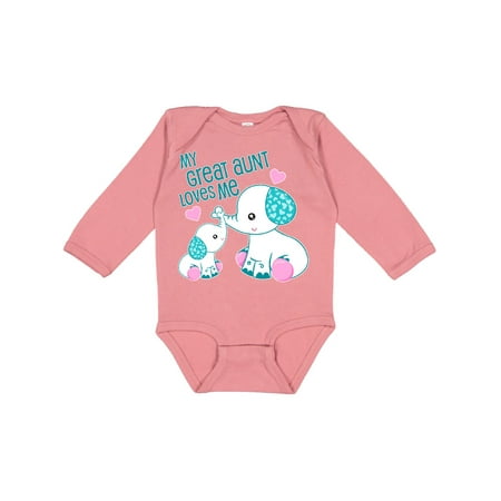 Inktastic My Great Aunt Loves Me-cute elephants Gift Baby Boy or Baby Girl Long Sleeve Bodysuit
Inktastic My Great Aunt Loves Me-cute elephants Gift Baby Boy or Baby Girl Long Sleeve Bodysuit