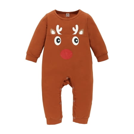 NZRVAWS Baby Boys Romper Jumpsuit Onesies Bodysuit Deer Print Long Sleeve Round Neck Romper 6-9 Months Brown
NZRVAWS Baby Boys Romper Jumpsuit Onesies Bodysuit Deer Print Long Sleeve Round Neck Romper 6-9 Months Brown