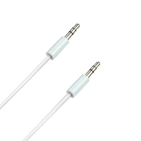 Insten White Audio Extension Cable with 3.5mm to 3.5 Plug L=4 FT For Samsung Galaxy S4 i9500 Note 3 Apple iPhone SE 5S 5