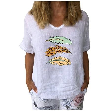 Corset Top Maternity Shirts Fashion Women Summer Loose Print O-Neck T-Shirt Short Sleeve Cotton Linen Tops Womens Tank Tops Sexy Tops for Women Clearance 2022 Black Crop Top White L
Corset Top Maternity Shirts Fashion Women Summer Loose Print O-Neck T-Shirt Short Sleeve Cotton Linen Tops Womens Tank Tops Sexy Tops for Women Clearance 2022 Black Crop Top White L