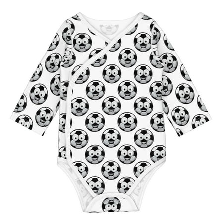 Matuu Happy Soccer for Baby Long-Sleeve Bodysuit Soft Cotton Comfortable and Breathable Perfect for Newborns and Infants
Matuu Happy Soccer for Baby Long-Sleeve Bodysuit Soft Cotton Comfortable and Breathable Perfect for Newborns and Infants