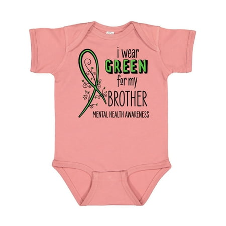 Inktastic I Wear Green for my Brother- Mental Health awareness Gift Baby Boy or Baby Girl Bodysuit
Inktastic I Wear Green for my Brother- Mental Health awareness Gift Baby Boy or Baby Girl Bodysuit