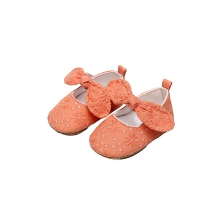 Seyurigaoka Newborn Baby Girls Flat Shoes Bowknot Soft Sole Non-slip Infant Toddler Wedding Dress Walking Shoes
Seyurigaoka Newborn Baby Girls Flat Shoes Bowknot Soft Sole Non-slip Infant Toddler Wedding Dress Walking Shoes