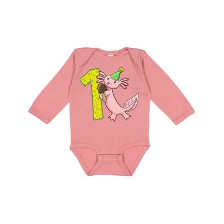 Inktastic 1st Birthday Axolotl with Ice Cream Gift Baby Boy or Baby Girl Long Sleeve Bodysuit
Inktastic 1st Birthday Axolotl with Ice Cream Gift Baby Boy or Baby Girl Long Sleeve Bodysuit