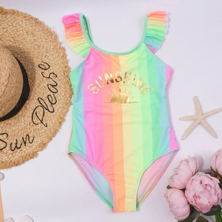 Lilgiuy Toddler Summer Swimsuit Rainbow Sunshine Backless Beach Siamese Bathing Suit
Lilgiuy Toddler Summer Swimsuit Rainbow Sunshine Backless Beach Siamese Bathing Suit