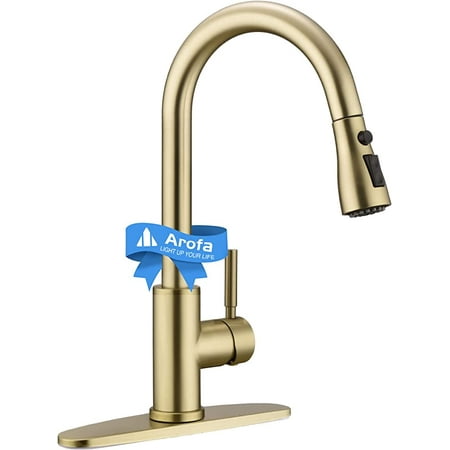 Gold Kitchen Faucet with Pull Down Sprayer Stainless Steel Single Hole 3 Hole Deck Mount Gold Kitchen Sink Faucet Modern Industr
Gold Kitchen Faucet with Pull Down Sprayer Stainless Steel Single Hole 3 Hole Deck Mount Gold Kitchen Sink Faucet Modern Industr