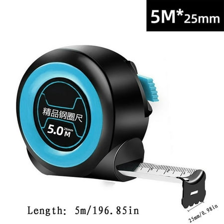Steel Tape Measure 3/5/7.5/10 Meters Thickened Self-locking Rubber Woodworking Tool Ruler Precise And Clear
Steel Tape Measure 3/5/7.5/10 Meters Thickened Self-locking Rubber Woodworking Tool Ruler Precise And Clear