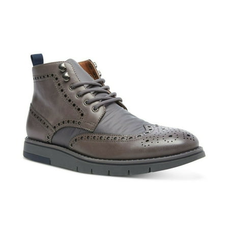 Steve Madden Men s Botine Wingtip Chukka Boots Grey-12M