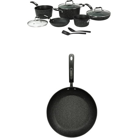 Starfrit The Rock 10-Piece Non-Stick Cookware Set with Bonus 8\