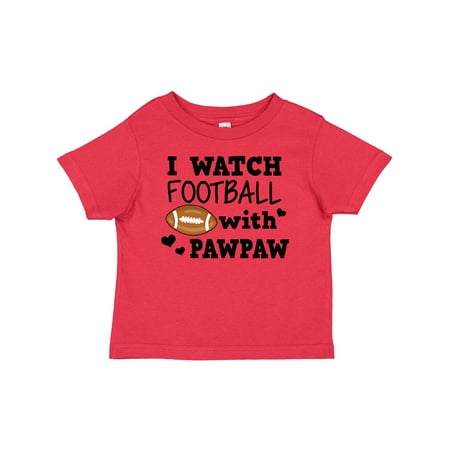 Inktastic I Watch Football with My Pawpaw Gift Baby Boy T-Shirt