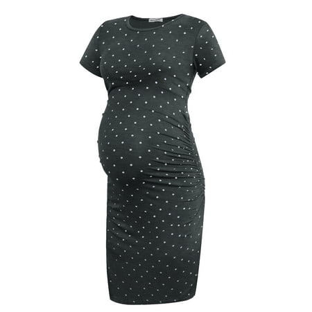 Smallshow Women s Short Sleeve Maternity Dress Clothes Ruched Pregnancy Bodycon Dress
Smallshow Women s Short Sleeve Maternity Dress Clothes Ruched Pregnancy Bodycon Dress