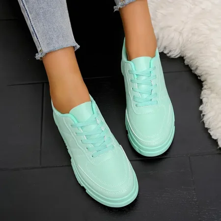 Green Faux Leather Skate Shoes Comfortable Low Top Sneakers Casual Every Day Shoes Women‘s Footwear
Green Faux Leather Skate Shoes Comfortable Low Top Sneakers Casual Every Day Shoes Women‘s Footwear