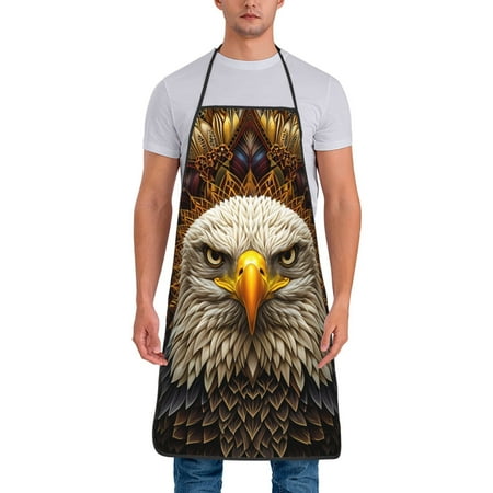 Xecao Vintage Pattern Bald Eagle Print Funny BBQ Chef Aprons for Men Women Adjustable Kitchen Cooking Aprons with Pocket Waterproof Oil Proof No Pilling Fading
Xecao Vintage Pattern Bald Eagle Print Funny BBQ Chef Aprons for Men Women Adjustable Kitchen Cooking Aprons with Pocket Waterproof Oil Proof No Pilling Fading