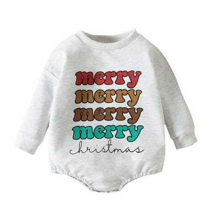 nsendm Infant Boy Neutral Clothes Xmas Infant Newborn Baby Boys Girls Letter Color Print Long Sleeve Baby Boy Easter Shirt Childrenscostume Grey 6-12 Months
nsendm Infant Boy Neutral Clothes Xmas Infant Newborn Baby Boys Girls Letter Color Print Long Sleeve Baby Boy Easter Shirt Childrenscostume Grey 6-12 Months