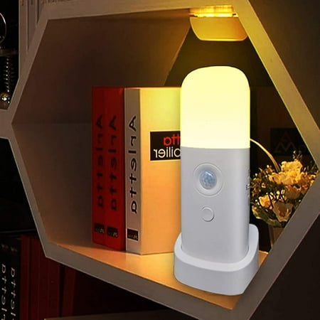 CREWEEL Motion Sensor Night light Dimmable Night Lights with 5 Brightness Levels 2000mAh Rechargeable Battery Operated Light Portable Motion Sensor Light for Kids Room Bedroom Hallway(Warm Light)
CREWEEL Motion Sensor Night light Dimmable Night Lights with 5 Brightness Levels 2000mAh Rechargeable Battery Operated Light Portable Motion Sensor Light for Kids Room Bedroom Hallway(Warm Light)