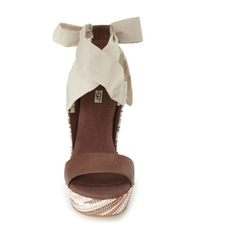 Women s UGG Jules Serape Platform Wedge Sandal Size 10 M - Brown