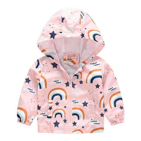 EHTMSAK Children Boy Girl Long Sleeve Fall Winter Jacket Toddler Baby Cartoon Print Hooded Outerwear Zip Up Pockets Coat Pink 2Y-6Y 110
EHTMSAK Children Boy Girl Long Sleeve Fall Winter Jacket Toddler Baby Cartoon Print Hooded Outerwear Zip Up Pockets Coat Pink 2Y-6Y 110