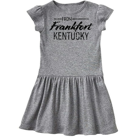 Inktastic From Frankfort Kentucky in Black Distressed Text Gift Toddler Girl Dress
Inktastic From Frankfort Kentucky in Black Distressed Text Gift Toddler Girl Dress