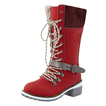 Wesracia Boots For Women Winter Boots Womens Ladies Fashion Heels Lace Up Round Toe Solid Boots Shoes
Wesracia Boots For Women Winter Boots Womens Ladies Fashion Heels Lace Up Round Toe Solid Boots Shoes