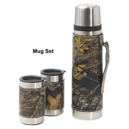 UPC 641048169207 product image for Weber's Camo Leather 61662557 Camo Leather Vacuum Bottle and Mug Set with Case | upcitemdb.com