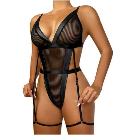 qucoqpe Plus Size Lingerie for Women Sexy One-piece Erotic Lingerie See Through Mesh Lingerie with Garter Sexy Teddy Lingerie
qucoqpe Plus Size Lingerie for Women Sexy One-piece Erotic Lingerie See Through Mesh Lingerie with Garter Sexy Teddy Lingerie