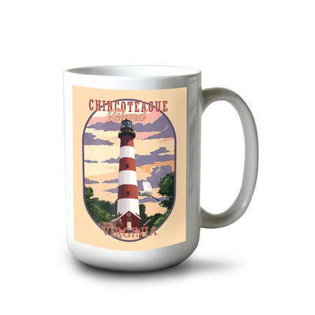 15 fl oz Ceramic Mug Chincoteague Virginia Lightouse Contour Dishwasher & Microwave Safe
15 fl oz Ceramic Mug Chincoteague Virginia Lightouse Contour Dishwasher & Microwave Safe