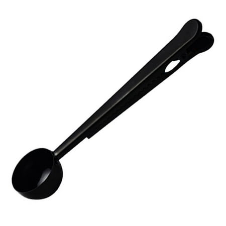 Stainless Steel Two-in-One Coffee Spoon Dinner Scoop with Sealing Bag Clip Tea Scoop Spoon for Home Black
Stainless Steel Two-in-One Coffee Spoon Dinner Scoop with Sealing Bag Clip Tea Scoop Spoon for Home Black