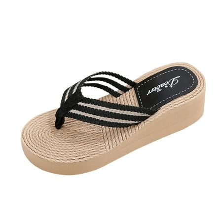 KI-8jcuD Bath Slippers Women Fashion Spring And Summer Women Slippers Flip Flops Thick Bottom Wedge Heel Solid Color Lightweight Comfortable Beach Style Womens Slippers Slip On Womens Sock Slippers
KI-8jcuD Bath Slippers Women Fashion Spring And Summer Women Slippers Flip Flops Thick Bottom Wedge Heel Solid Color Lightweight Comfortable Beach Style Womens Slippers Slip On Womens Sock Slippers
