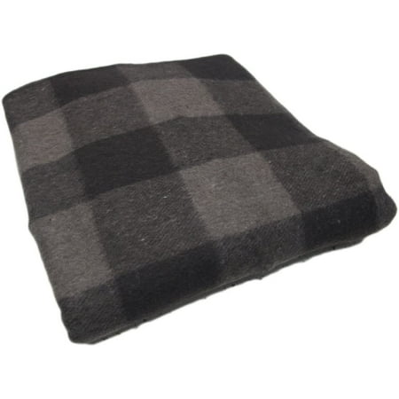 Gilbin Super Soft and Warm Wool Red/Black Plaid Blanket - Twin Size (Brown/Tan)