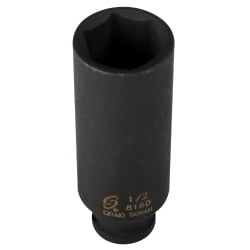1/4 Drive 6 Point Deep Impact Socket 1/2