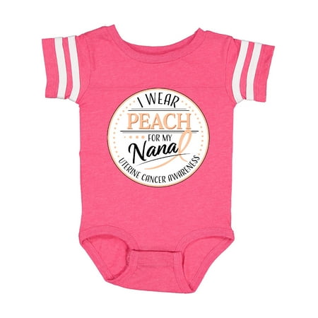 Inktastic I Wear Peach for my Nana - Uterine Cancer Awareness Gift Baby Boy or Baby Girl Bodysuit
Inktastic I Wear Peach for my Nana - Uterine Cancer Awareness Gift Baby Boy or Baby Girl Bodysuit