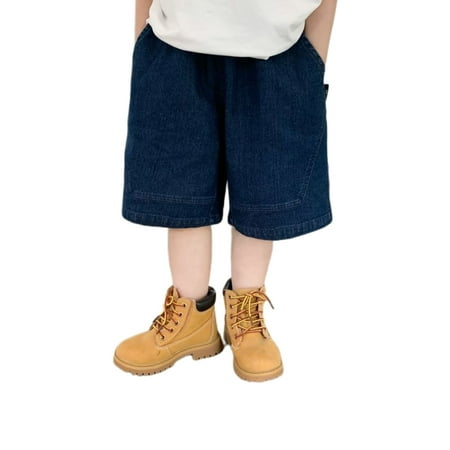 WSPLYSPJY Boy s Elastic Waist Denim Shorts with Pockets 18 Months- 8Years Blue 18-24M
WSPLYSPJY Boy s Elastic Waist Denim Shorts with Pockets 18 Months- 8Years Blue 18-24M