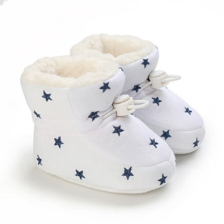 Gubotare Baby Shoes Baby Girls Boys Boots Anti-Skid Warm Winter Booties Ankle Premium Moccasins Toddler Firstwalker White 6 Months
Gubotare Baby Shoes Baby Girls Boys Boots Anti-Skid Warm Winter Booties Ankle Premium Moccasins Toddler Firstwalker White 6 Months
