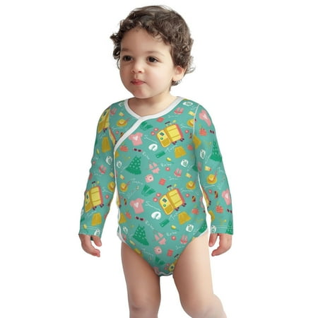 Fotbe Happy Summer Pattern Unisex-baby Long-sleeve Bodysuit Long Sleeve Bodysuits One-piece 100% Organic Cotton for Infant Baby Boys Unisex-6 Months
Fotbe Happy Summer Pattern Unisex-baby Long-sleeve Bodysuit Long Sleeve Bodysuits One-piece 100% Organic Cotton for Infant Baby Boys Unisex-6 Months