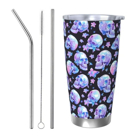 Coaee blue Skull flower for 20oz Insulated Kettle Water Bottle For Running Hiking Cycling Climbing Men S Woman Insulated Water Bottle-Straw Three-piece Set
Coaee blue Skull flower for 20oz Insulated Kettle Water Bottle For Running Hiking Cycling Climbing Men S Woman Insulated Water Bottle-Straw Three-piece Set