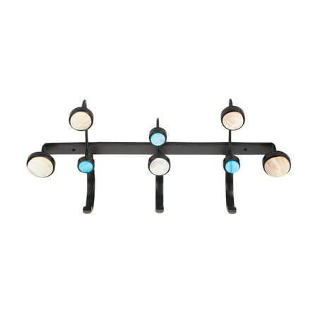 Wrought Iron Rack Coat Hook Wall Storage Shelf Multi-Purpose Hooks for Wall Ornaments Hanger Multi-Function Storage Rack Black
Wrought Iron Rack Coat Hook Wall Storage Shelf Multi-Purpose Hooks for Wall Ornaments Hanger Multi-Function Storage Rack Black