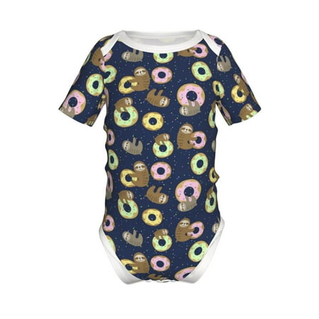 Gaeub Sloth with Donuts Print Infant Climbing Onesie Toddler Outfit Newborn Baby Bodysuit Baby Boy Girl Clothes -6 Months
Gaeub Sloth with Donuts Print Infant Climbing Onesie Toddler Outfit Newborn Baby Bodysuit Baby Boy Girl Clothes -6 Months