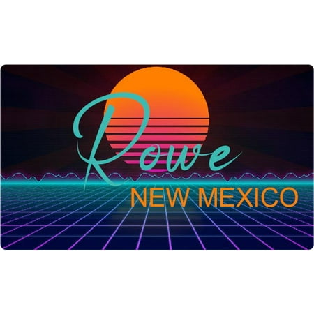 Rowe New Mexico 4 X 2.25-Inch Fridge Magnet Retro Neon Design