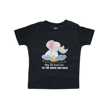 Inktastic My Titi Loves me to the Moon and Back Elephant Family Gift Baby Boy or Baby Girl T-Shirt
Inktastic My Titi Loves me to the Moon and Back Elephant Family Gift Baby Boy or Baby Girl T-Shirt