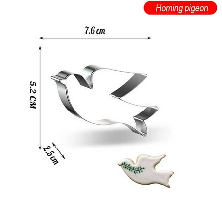 Biscuit Mold Stainless Steel Cutters Cookie 3D Animal Mould Cake Pendant Baking Tools for Easter Dec 
Biscuit Mold Stainless Steel Cutters Cookie 3D Animal Mould Cake Pendant Baking Tools for Easter Dec