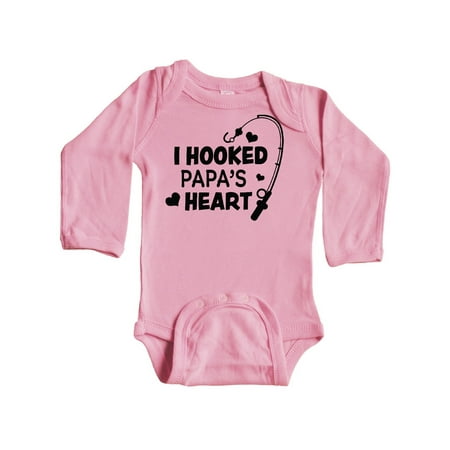 Inktastic I Hooked Papa s Heart with Fishing Rod Gift Baby Boy or Baby Girl Long Sleeve Bodysuit
Inktastic I Hooked Papa s Heart with Fishing Rod Gift Baby Boy or Baby Girl Long Sleeve Bodysuit