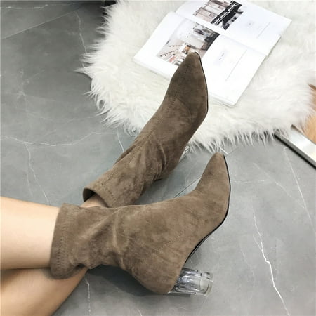 CBGELRT Shoes for Women Middle Tube Boots Fashion Leisure Solid Color Thick Heel Pointed-Toe Shoes Non-Slip Womens Shoes Dressy Women s Casual Shoes Black Asian Size 36
CBGELRT Shoes for Women Middle Tube Boots Fashion Leisure Solid Color Thick Heel Pointed-Toe Shoes Non-Slip Womens Shoes Dressy Women s Casual Shoes Black Asian Size 36