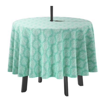 Vargottam Indoor/OutdoorRoundTablecloth 58 InchTablecloth with Umbrella Hole & Zip- Waterproof TableCloth TableCovers for Backyard Table -Aquamarine
Vargottam Indoor/OutdoorRoundTablecloth 58 InchTablecloth with Umbrella Hole & Zip- Waterproof TableCloth TableCovers for Backyard Table -Aquamarine
