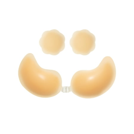 YouLoveIt Women Silicone Invisible Bra Push Up Self Adhesive Bra Silicone Bras for Women Sexy Strapless Invisible Bra Strapless Reusable Bra with Nipple Covers
YouLoveIt Women Silicone Invisible Bra Push Up Self Adhesive Bra Silicone Bras for Women Sexy Strapless Invisible Bra Strapless Reusable Bra with Nipple Covers
