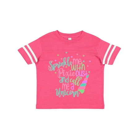 Inktastic Sprinkle Me with Pixie Dust and Call me a Unicorn Funny Gift Toddler Boy or Toddler Girl T-Shirt
Inktastic Sprinkle Me with Pixie Dust and Call me a Unicorn Funny Gift Toddler Boy or Toddler Girl T-Shirt