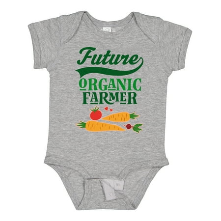 Inktastic Farming Future Organic Farmer Gift Baby Boy or Baby Girl Bodysuit