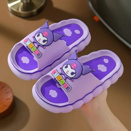 

Sanrio Hello Kitty Sandals Children Anime My Melody Summer Home Indoor Anti-Slip Parent-Child Slippers Kawaii Cartoon New Style