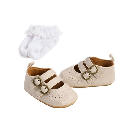 ZIYIXIN Baby Girl Boy Non-Slip PU First Walking Shoes Buckle Strap Soft Sole Solid Slip-on Sock Shoes
ZIYIXIN Baby Girl Boy Non-Slip PU First Walking Shoes Buckle Strap Soft Sole Solid Slip-on Sock Shoes